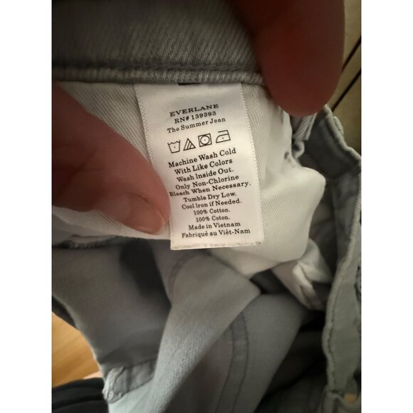 Everlane The Summer Jean Light Wash Womens Size 27 Regular Straight Leg Denim - Picture 8 of 9